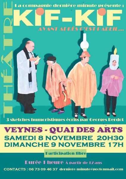 Théâtre : " Kif-Kif "