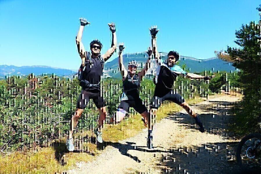 Rando VTT électrique : Les 3 plateaux, Rives du Lac à Veynes