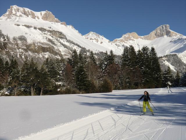 "Scandinavian" domain of Lus la Jarjatte ski resort