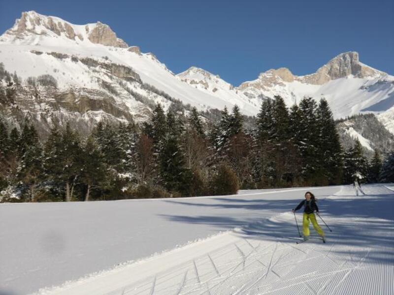 "Scandinavian" domain of Lus la Jarjatte ski resort