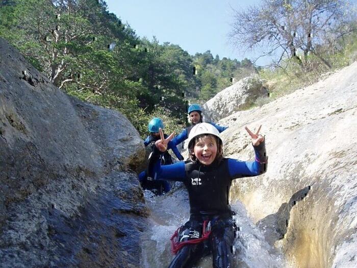 Canyoning avec le Bureau des guides des 2 Vallées