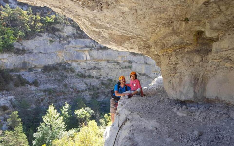 Via-ferrata des Gorges d'Agnielles (facile - AD)