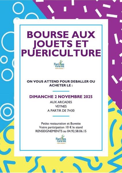Bourse aux jouets et puériculture