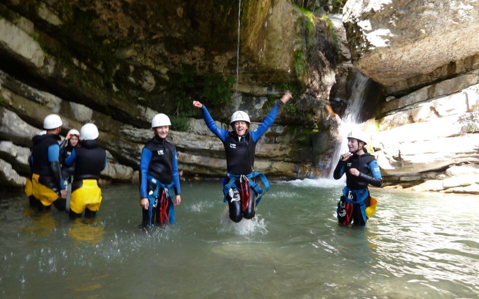 Canyoning avec Eric Fossard - Guide de Haute Montagne
