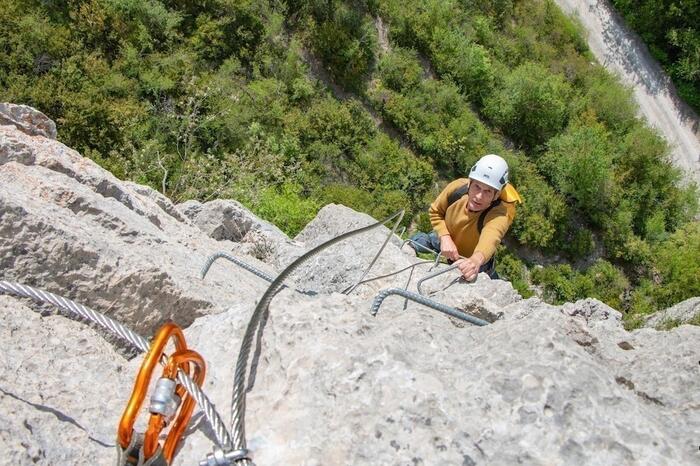 Via-ferrata des Gorges d'Agnielles (sportif)