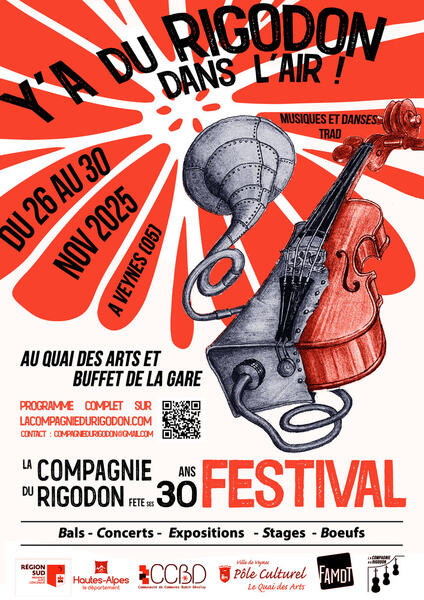 Bal avec DUO VARGOZ - TRINC - TRIPLETTE - TERROIR COLLAPSE VIOULOUN D'AMOUN -  LES VIOLONS DU RIGODO