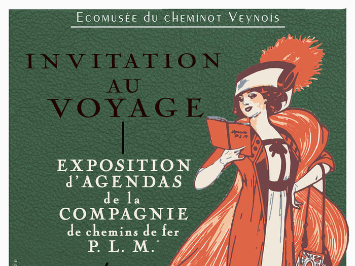 Exposition à l'écomusée du cheminot veynois  : L'invitation au voyage