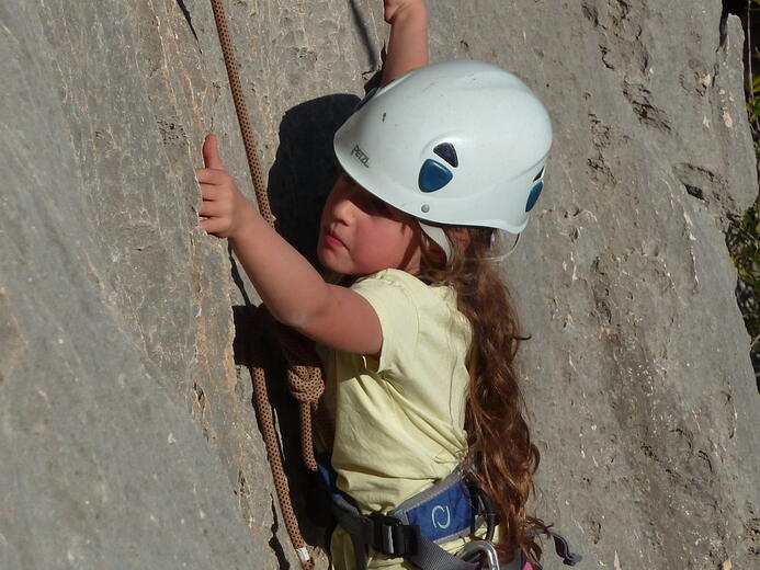 Initiation Escalade avec Eric Fossard Bleu Montagne - Photo 2