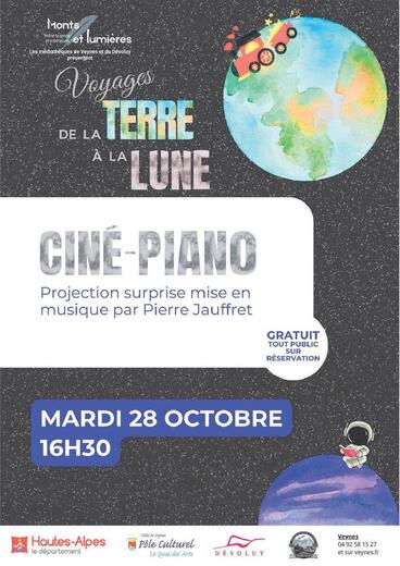 Festival Monts et Lumières : Ciné-Piano "Projection surprise"_Veynes - Photo 1
