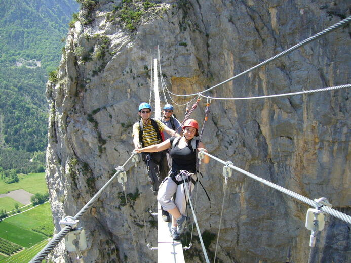 Via ferrata avec le bureau des guides des 2 Vallées - Photo 5