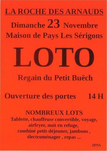 Loto du Regain du Petit Buëch_La Roche-des-Arnauds - Photo 0