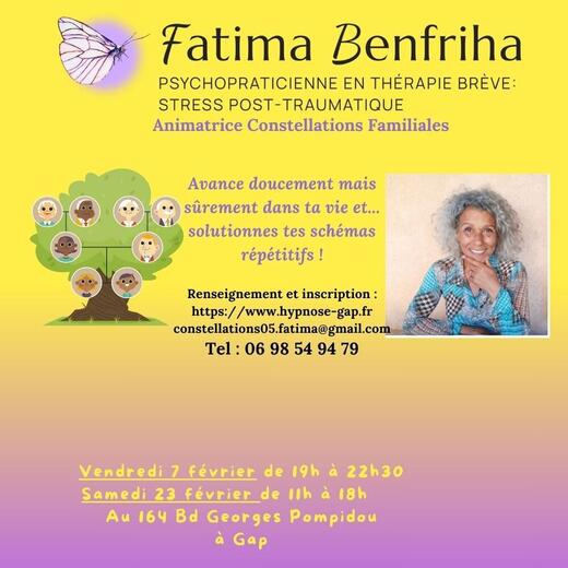 Fatima BENFRIHA Psychopraticienne en Thérapie Brève : Stress Post-traumatique_La Roche-des-Arnauds - Photo 10
