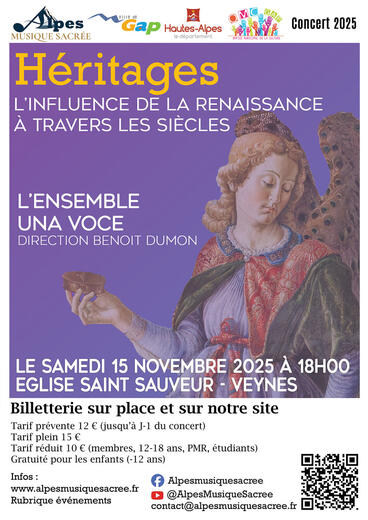 Concert musique sacrée : " Héritage "_Veynes - Photo 0