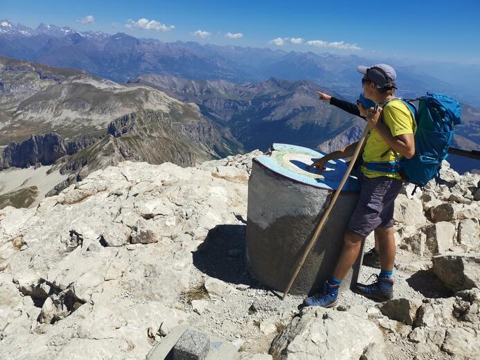 Pic de Bure depuis les Sauvas - Photo 1