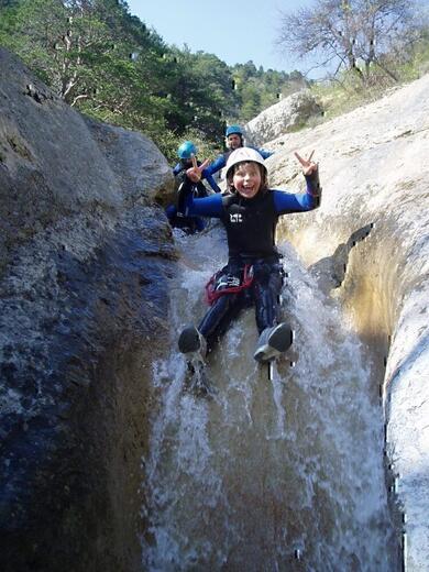 canyoning avec le bureau des guides des 2 Vallées - Photo 0