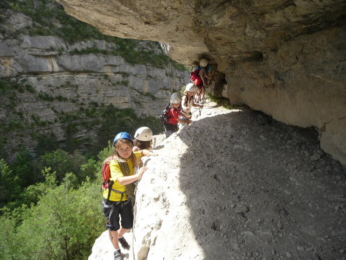 Via Ferrata d'Agnielles avec Eric Fossard Bleu Montagne. - Photo 0