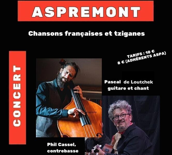 Concert chansons françaises et tziganes